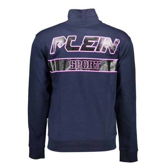 Plein Sport Blue Cotton Sweater