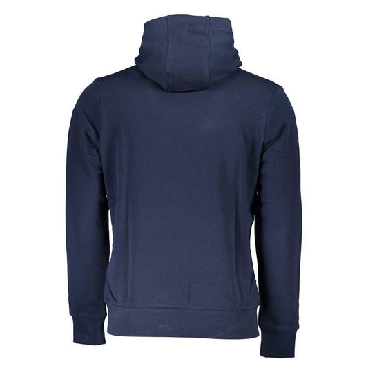 La Martina Blue Cotton Sweater