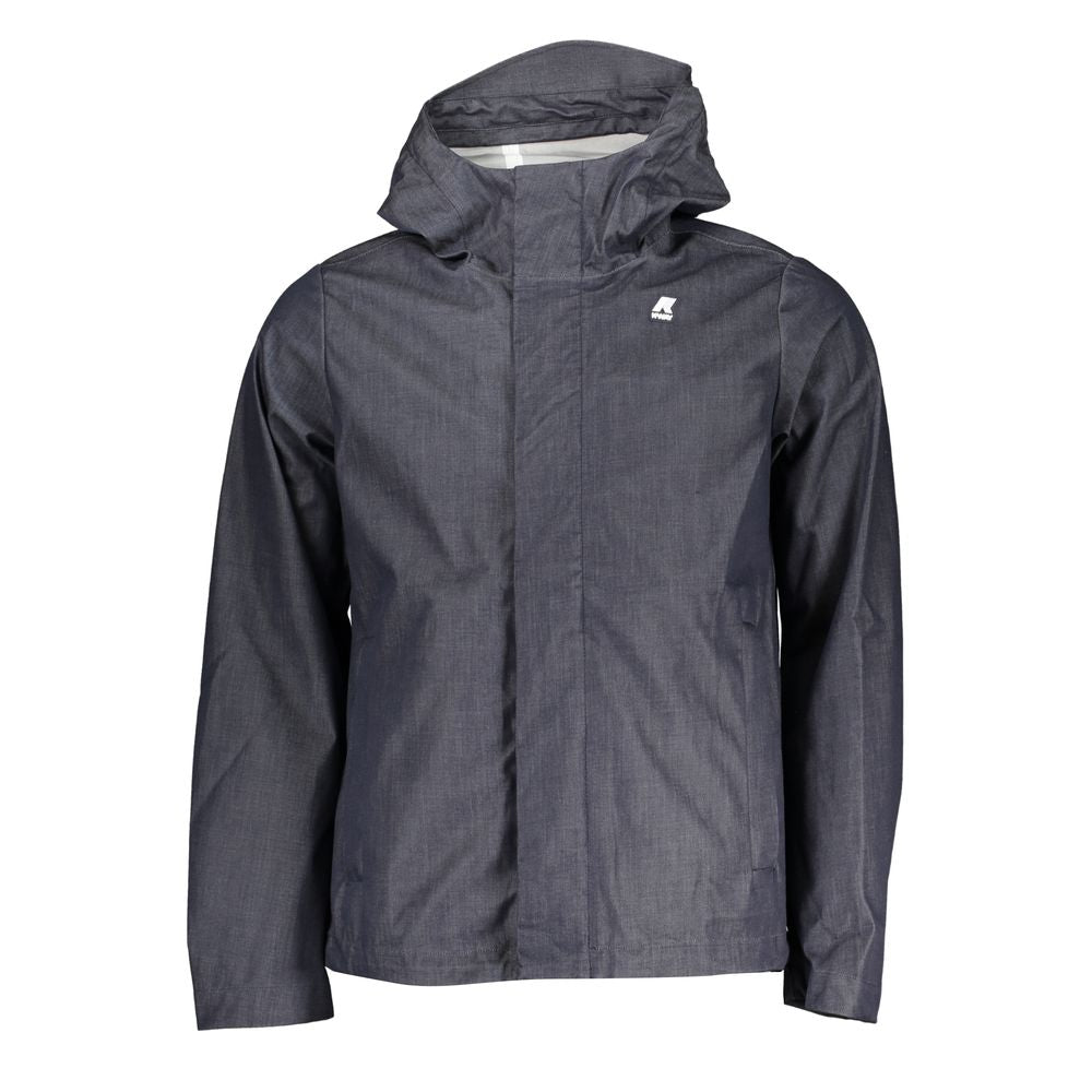 K-WAY Blue Cotton Jacket KW-28690-XXL