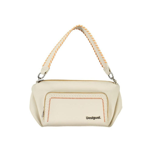 Desigual White Polyethylene Handbag DE-26959
