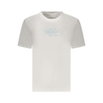 Calvin Klein White Cotton Tops & T-Shirt CA-39020-L