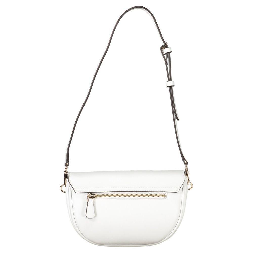 Front view with bag zipped and handles upright.