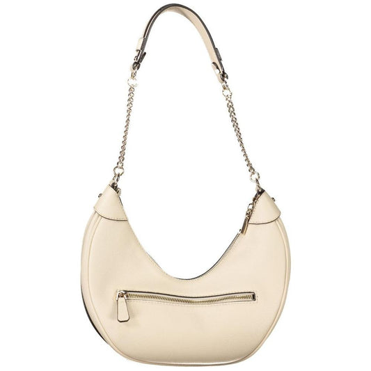 Guess Jeans Beige Polyethylene Women Handbag