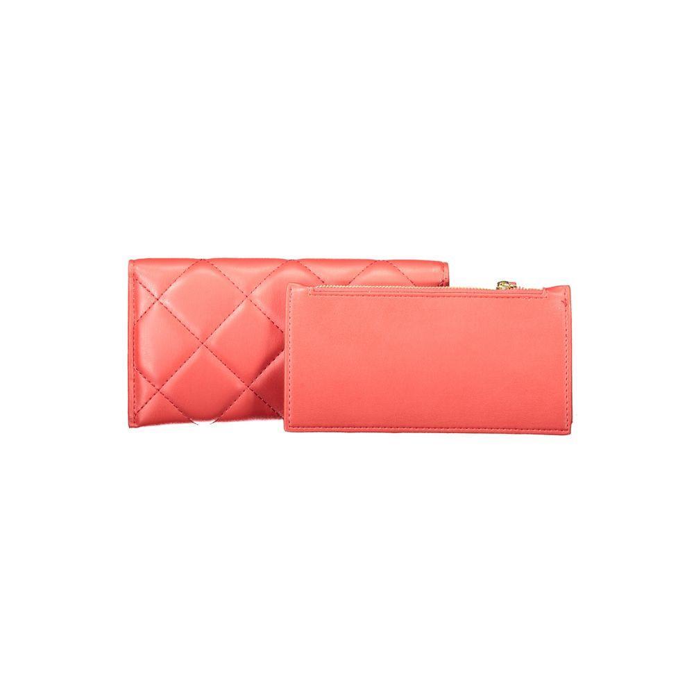 Mario Valentino Red Polyethylene Women Wallet VA-39151