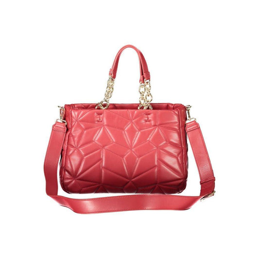 Mario Valentino Red Polyethylene Women Handbag