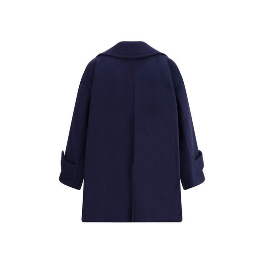 Chloé Oversized double breasted wool Coat CH-CH25AMA2695248B-34