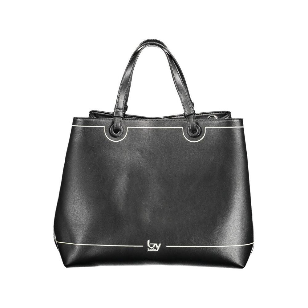 BYBLOS Black Polyurethane Women Handbag