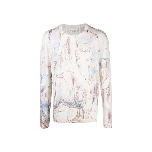 Alexander McQueen William Blake Dante Print Pullover AL-8735191072980-XL