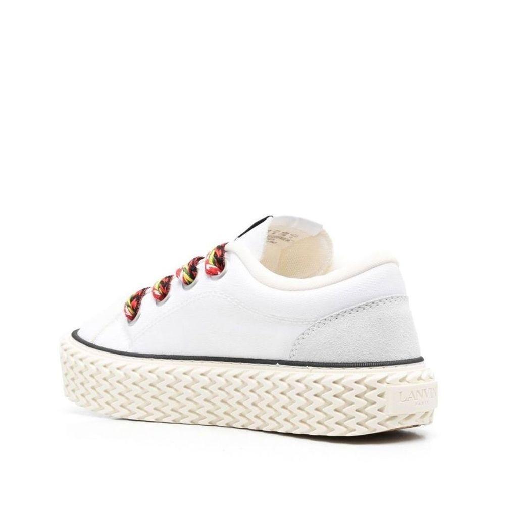 Lanvin Cotton Lace-Up Sneakers LA-8736451133652-EU35/US5