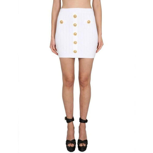 Balmain Stretch Mini Skirt BA-8735243436244-38