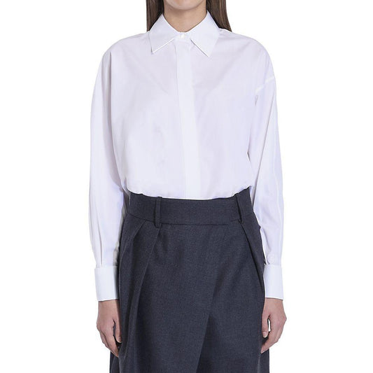 Loewe Draped Cotton Shirt LO-8848337305812-38