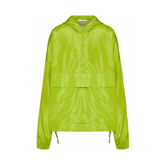 Valentino Oversized Anorak Neon Jacket VA-8736612712660-IT46 | S