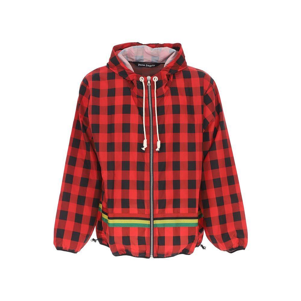 Palm Angels Checked Windbreaker Jacket PA-8736537280724-L