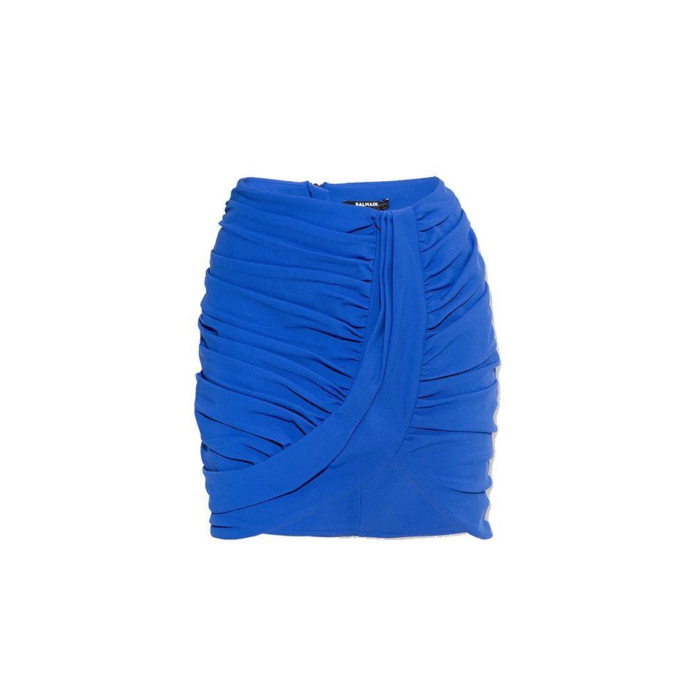 Balmain Mini Draped Skirt BA-8736505823444-42