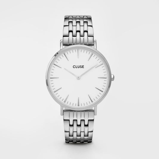 Cluse Silver Stainless Steel Dress Watch Cluse