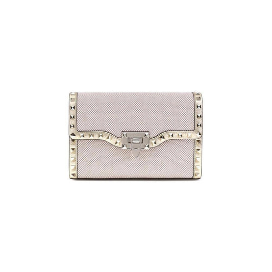 Valentino Garavani Small canvas Rockstud Shoulder Bag