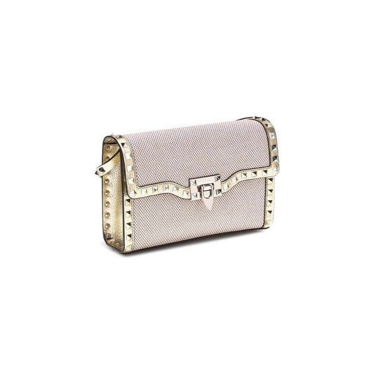 Valentino Garavani Small canvas Rockstud Shoulder Bag