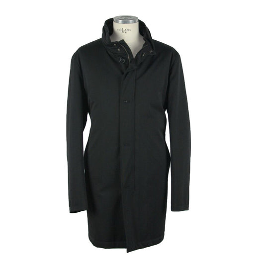 Made in Italy Black Wool Jacket LO-2012-IT56 | 3XL