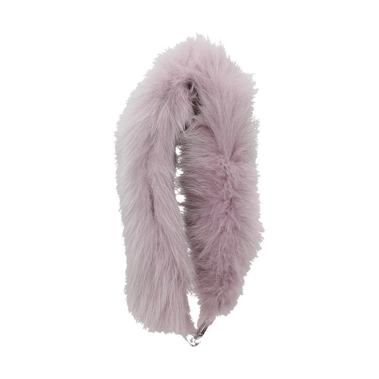 Miu Miu Purple Fur Shoulder Bags