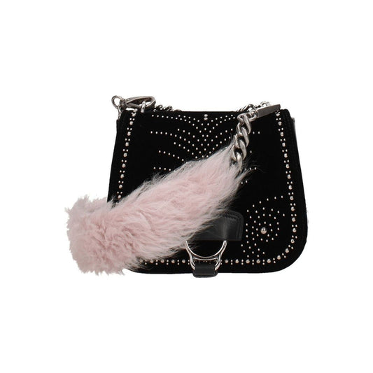 Miu Miu Pink Fur Shoulder Bags