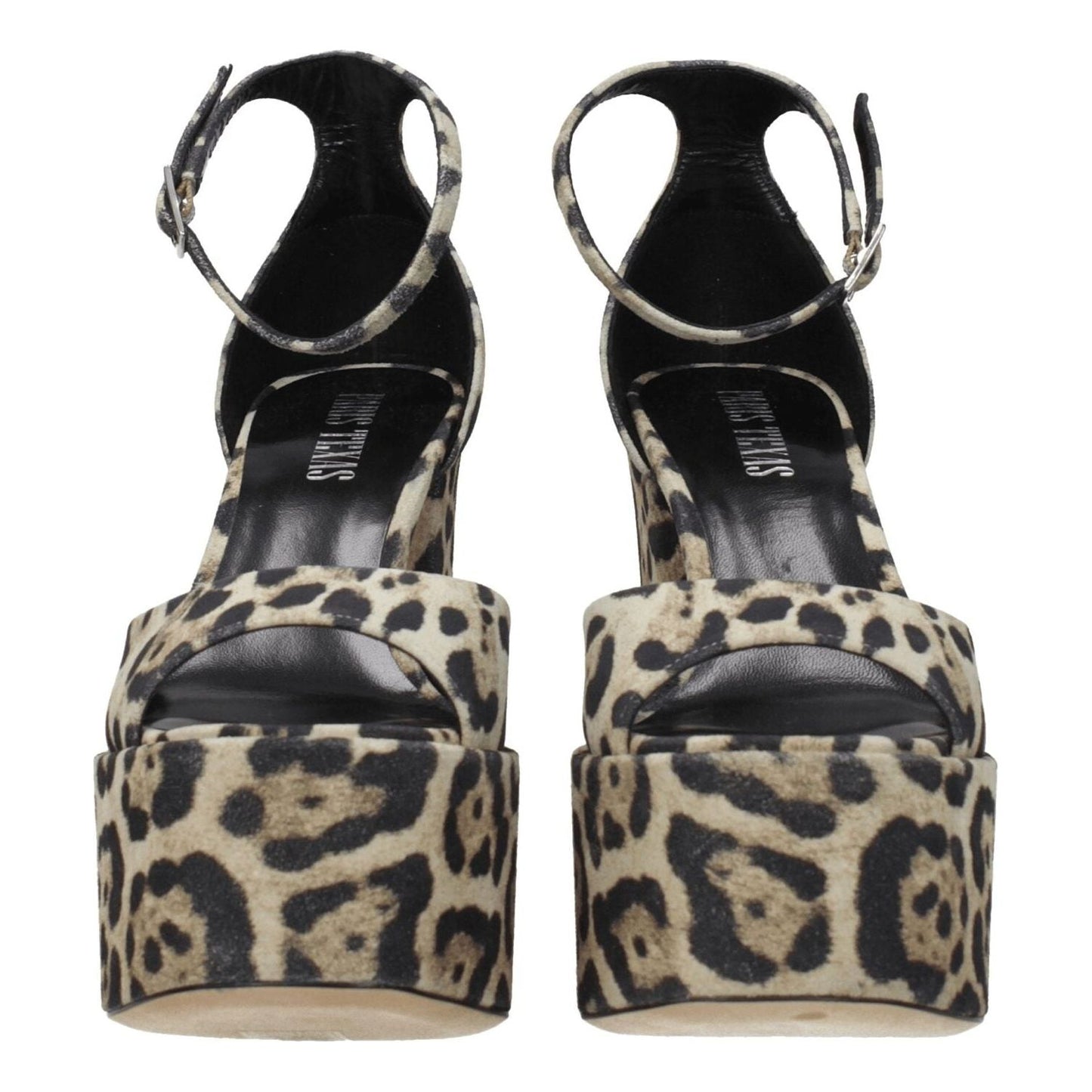 Paris Texas Beige Leather Platforms PA-8547244507401-EU38/US8
