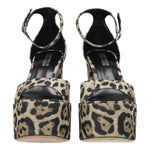 Paris Texas Beige Leather Platforms PA-8547244507401-EU38/US8