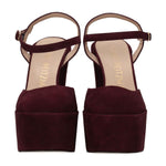 Stuart Weitzman Red Leather Platforms ST-8547258335497-EU38.5/US8.5