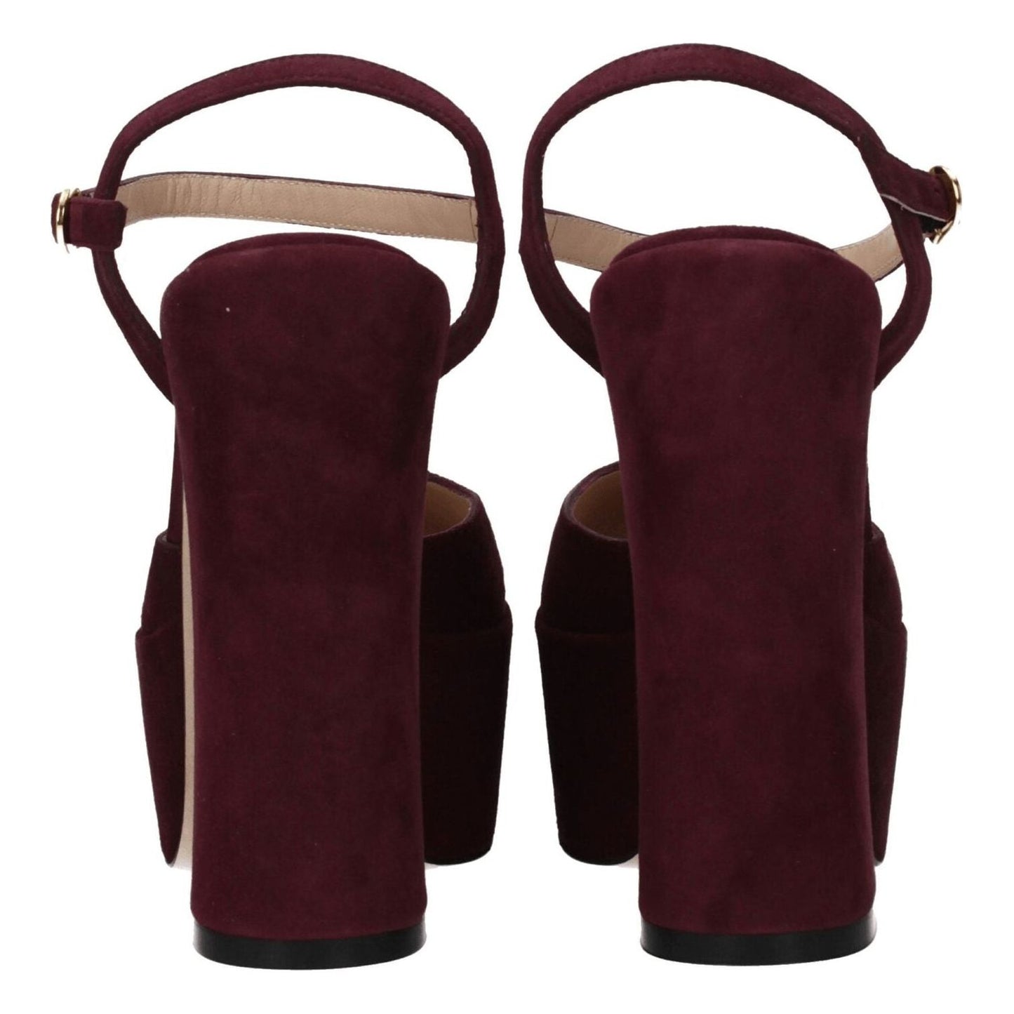 Stuart Weitzman Red Leather Platforms ST-8547258335497-EU38.5/US8.5