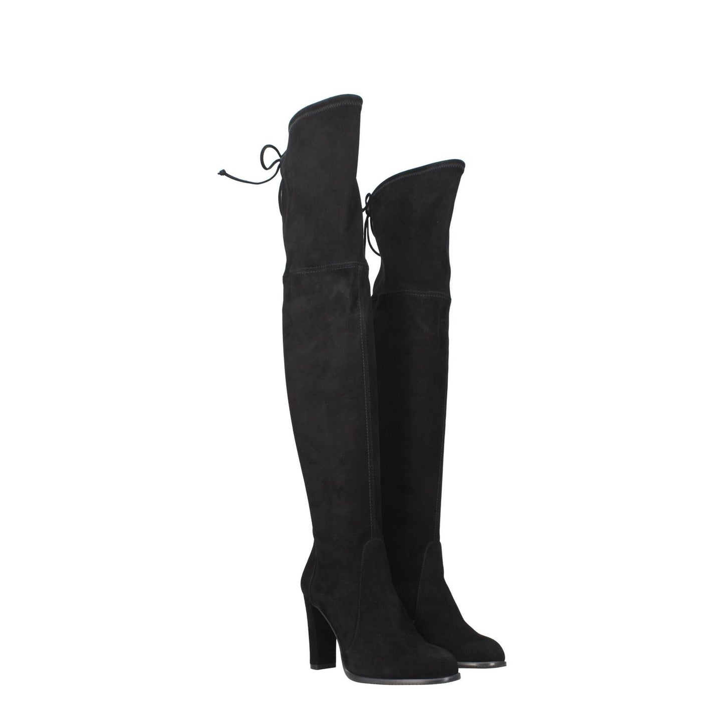 Stuart Weitzman Black Leather Over The Knee Stuart Weitzman