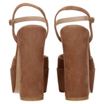Stuart Weitzman Beige Leather Platforms ST-8547313123593-EU38/US8