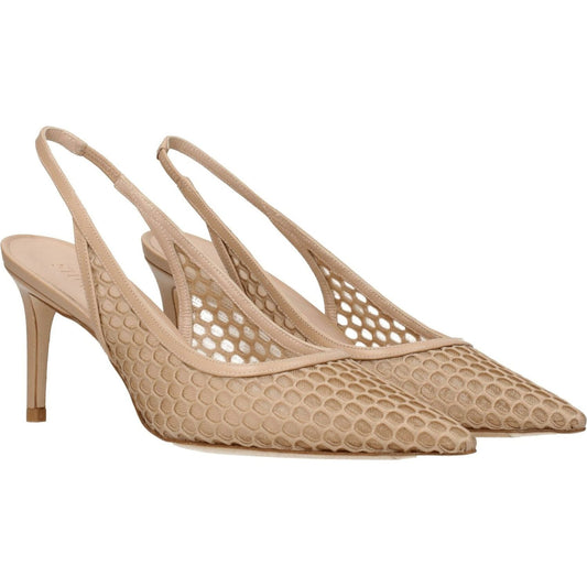 Stuart Weitzman Beige Leather High Heel Pumps ST-8547313746185-EU37/US7