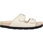 Palm Angels Beige Leather Flat Sandals PA-8547326329097-EU35/US5