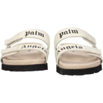 Palm Angels Beige Leather Flat Sandals PA-8547326329097-EU35/US5