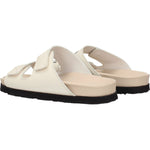 Palm Angels Beige Leather Flat Sandals PA-8547326329097-EU35/US5