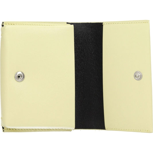Jil Sander Yellow Leather Cardholders JI8547350446345BT