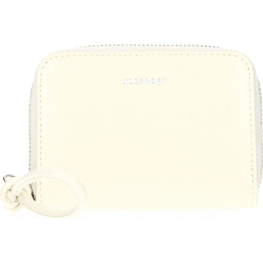 Jil Sander Beige Leather Wallets JI8547351232777BT