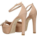 Stuart Weitzman Beige Leather Platforms ST-8547362570505-EU37/US7