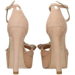 Stuart Weitzman Beige Leather Platforms ST-8547362570505-EU37/US7