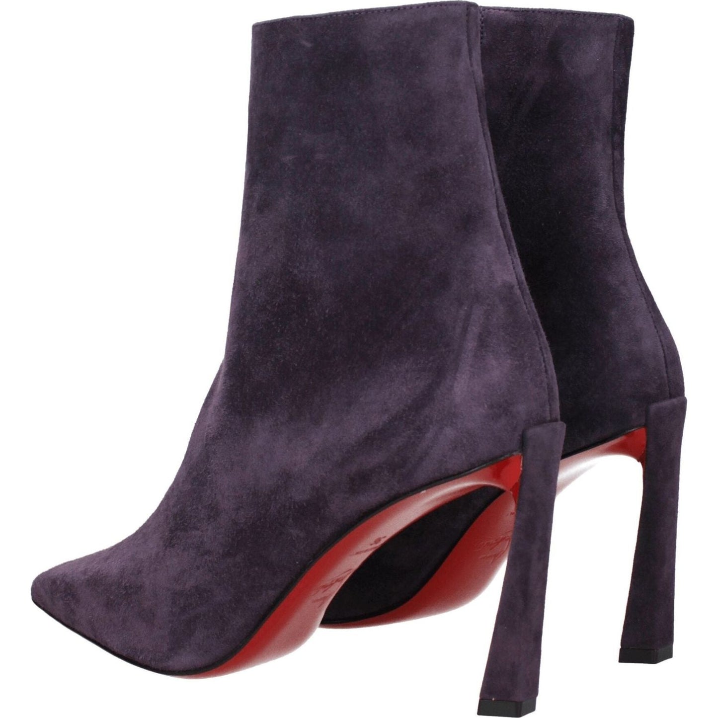 Christian Louboutin Purple Leather Ankle Boots LO-8547413950729-EU36/US6
