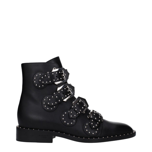 Givenchy Black Leather Ankle Boots Givenchy