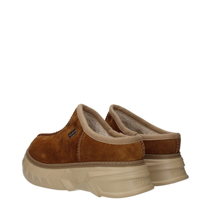 Givenchy Brown Leather Slippers