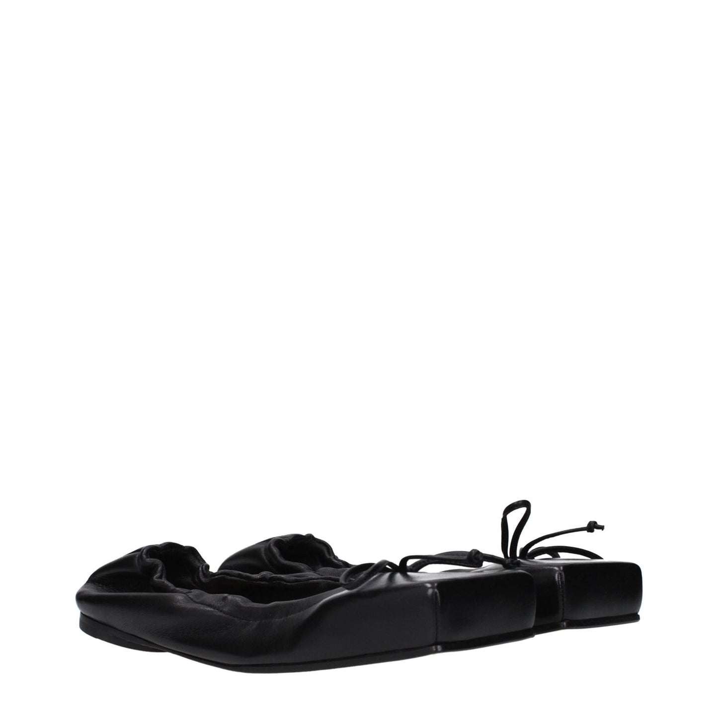 Jacquemus Black Leather Ballet Flats Jacquemus