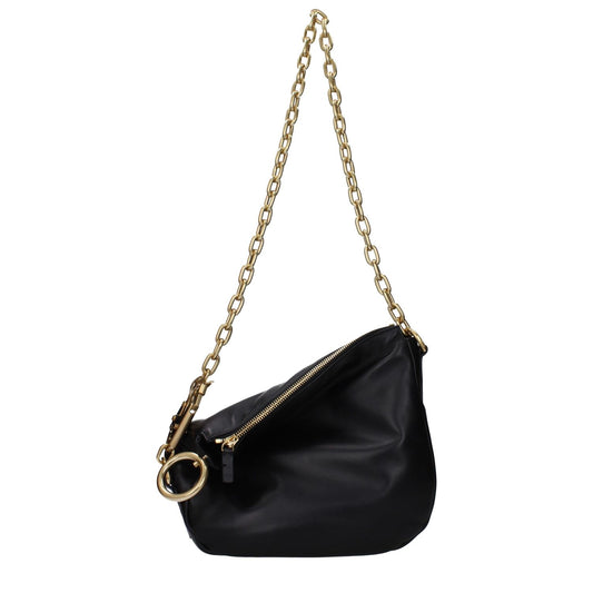 Burberry Black Leather Shoulder Bag Burberry