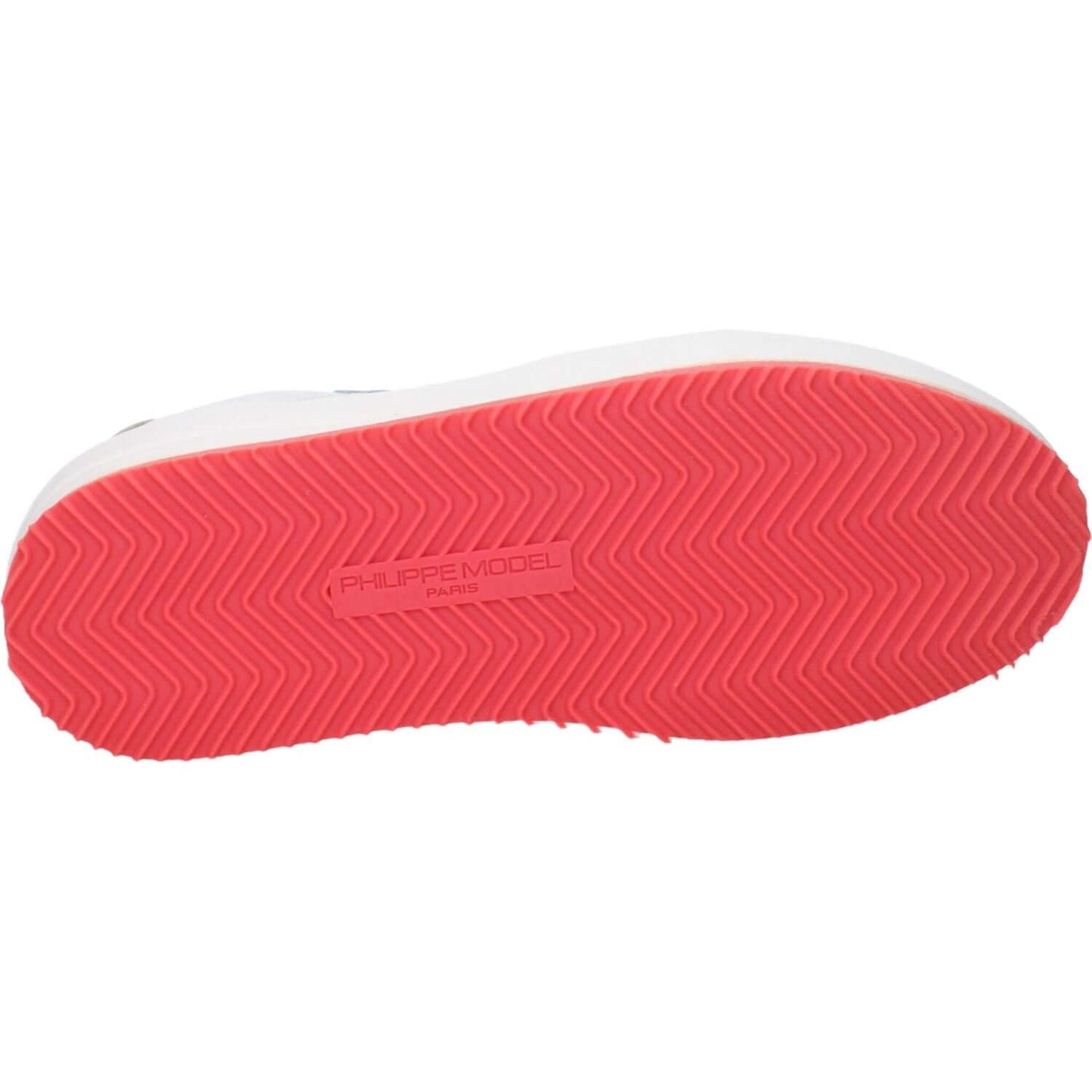 Philippe Model White Leather Sneakers