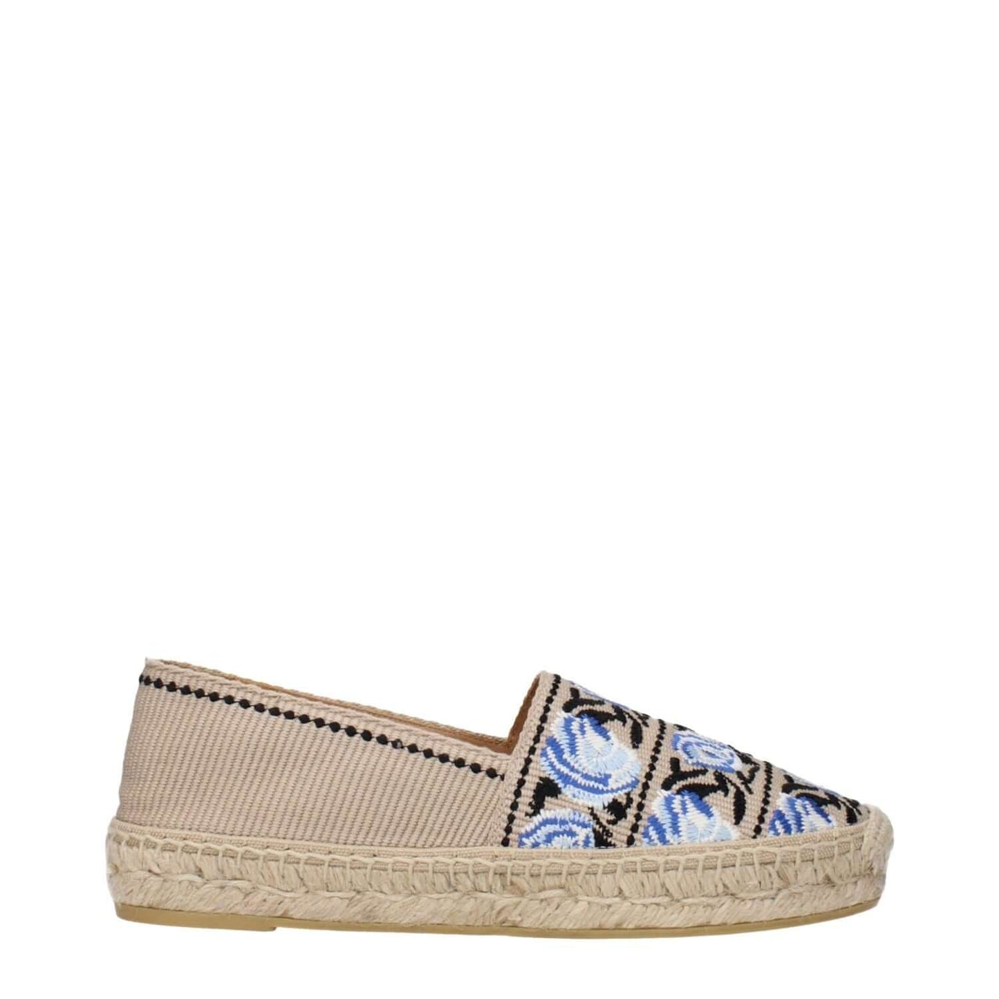 Prada Beige Fabric Espadrilles 1728,75667636384,Beige,Espadrilles - Flats - Shoes,EU36/US6,Flats - Shoes,New with tags,Prada,Shoes,Women
