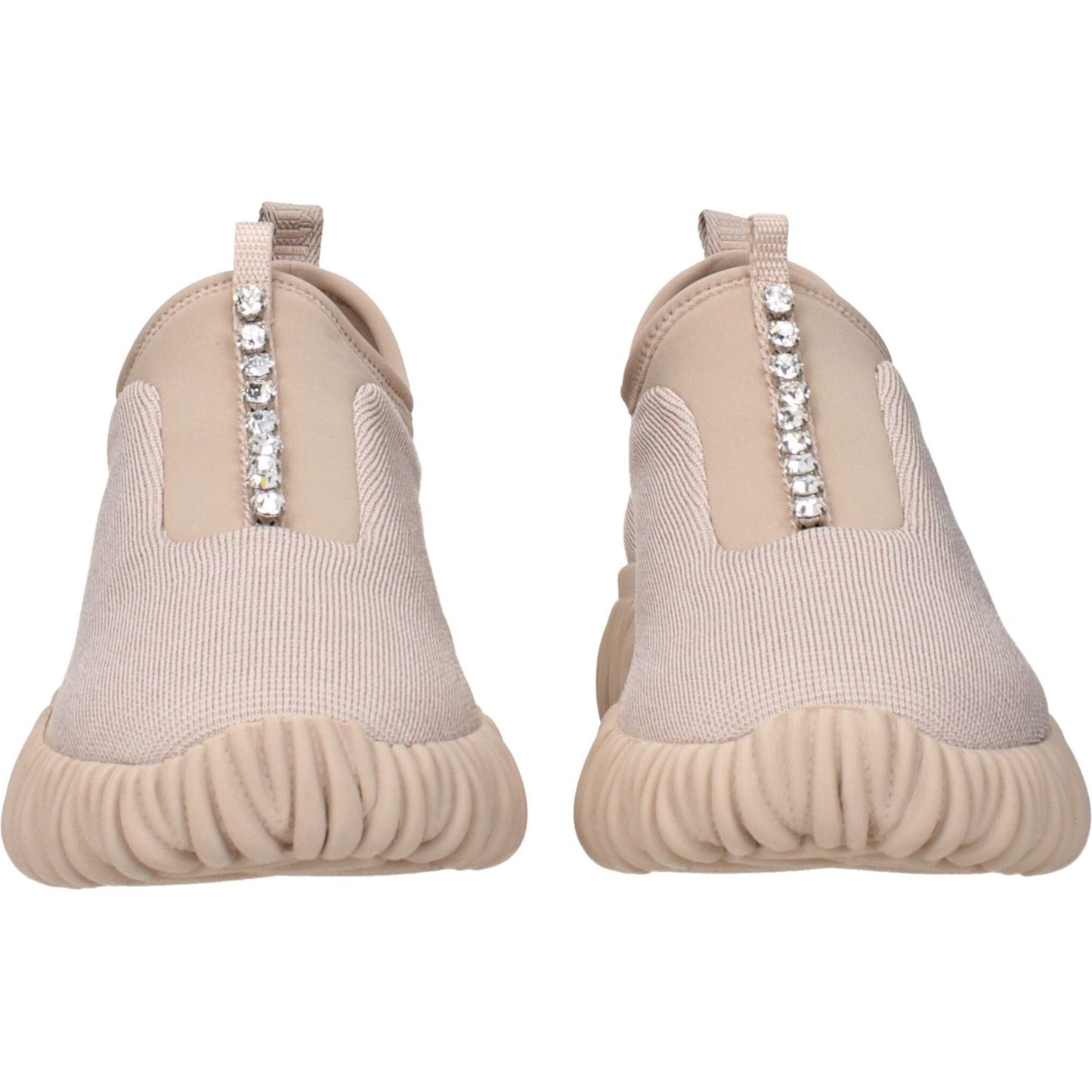 Miu Miu Beige Fabric Sneakers