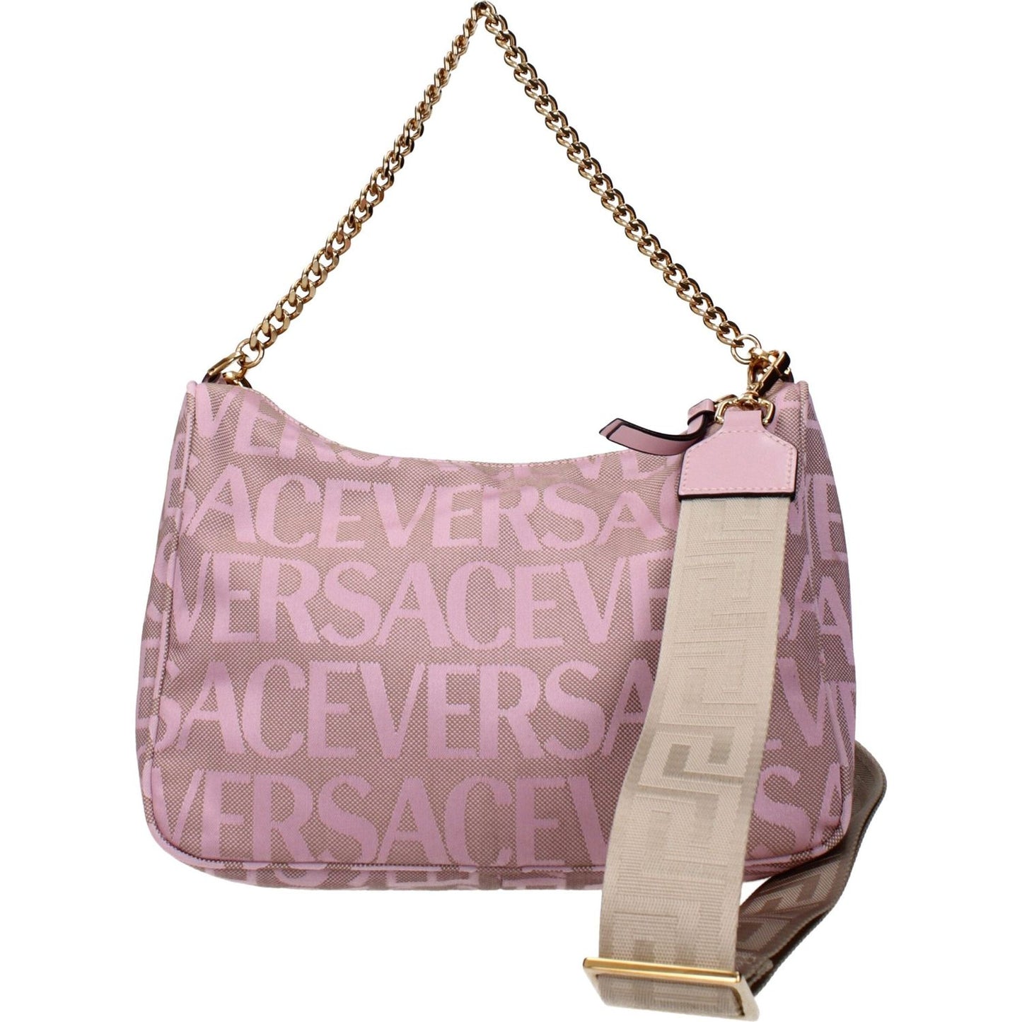 Versace Beige Fabric Handbags VE15211267391753BT