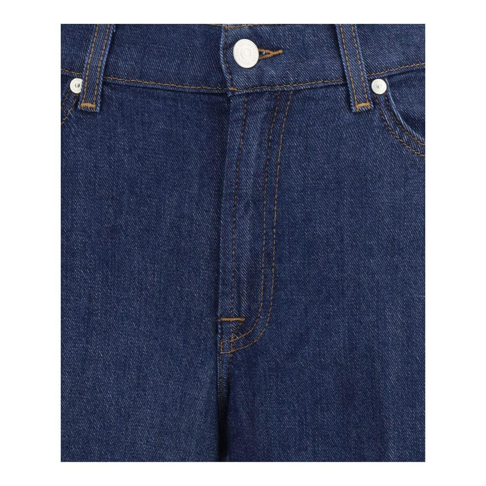 7FOR Blue Cotton Jeans Denim 7FOR