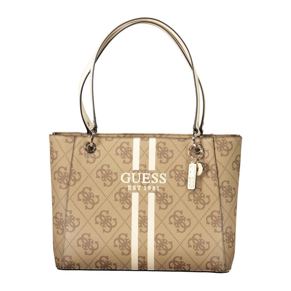Front view with bag zipped and handles upright.