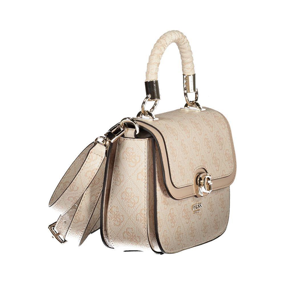 Front view with bag zipped and handles upright.